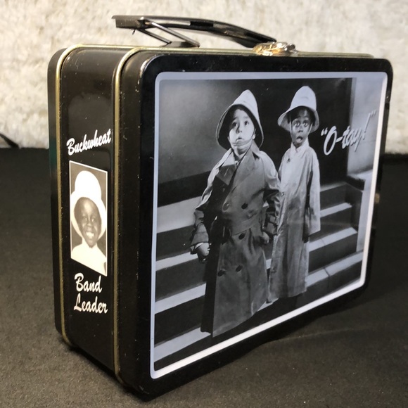 Vintage Little Rascals Buckwheat Spanky Metal Lunch Box 1920s 1930s 1990s 1998 - Picture 2 of 7